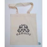 Väike orgaaniline tekstiilkott Namaste